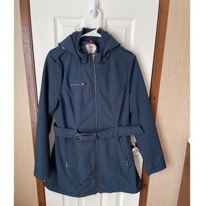 Fashion Jacket with Removable Hood